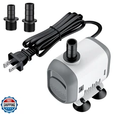 Pawfly Small Fountain Pump, 320 GPH Submersible Water Pump for Fountain, 18 W