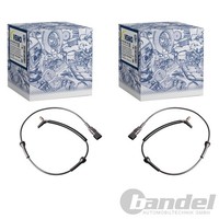 2X Vemo ABS-SENSOR Raddrehzal Vorne Passend FüR Ford Fiesta Fusion