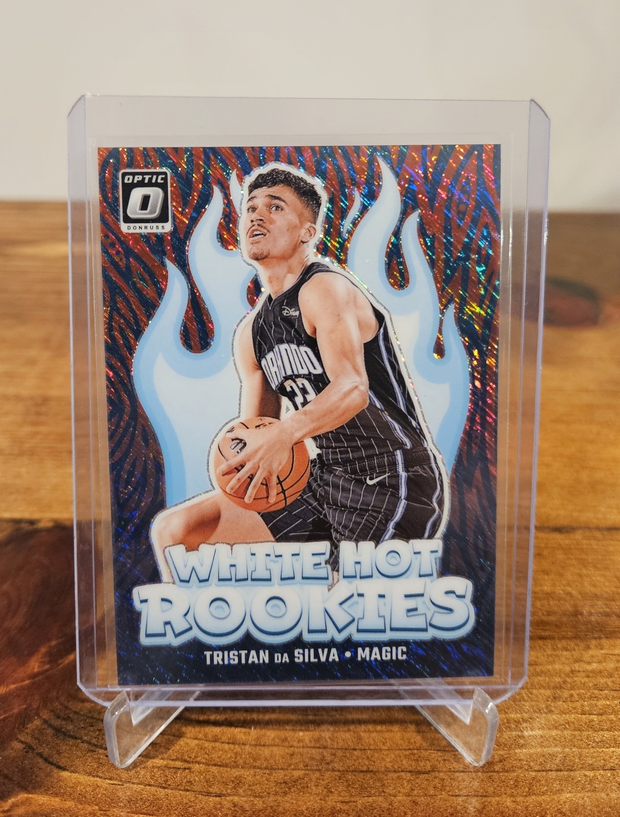 2024-25 Panini Optic - Tristan Da Silva #7 White Hot Rookies Red Shimmer 32/75