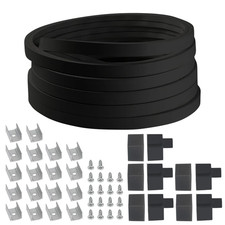 3/5M Silicone LED Profile for Acoustic Panel 12mmx12mm Flexible LED Channel