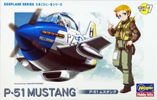 Listing image for Hasegawa Eggplane North American P-51 Mustang Non-Scale Plastic Model Kit TH7