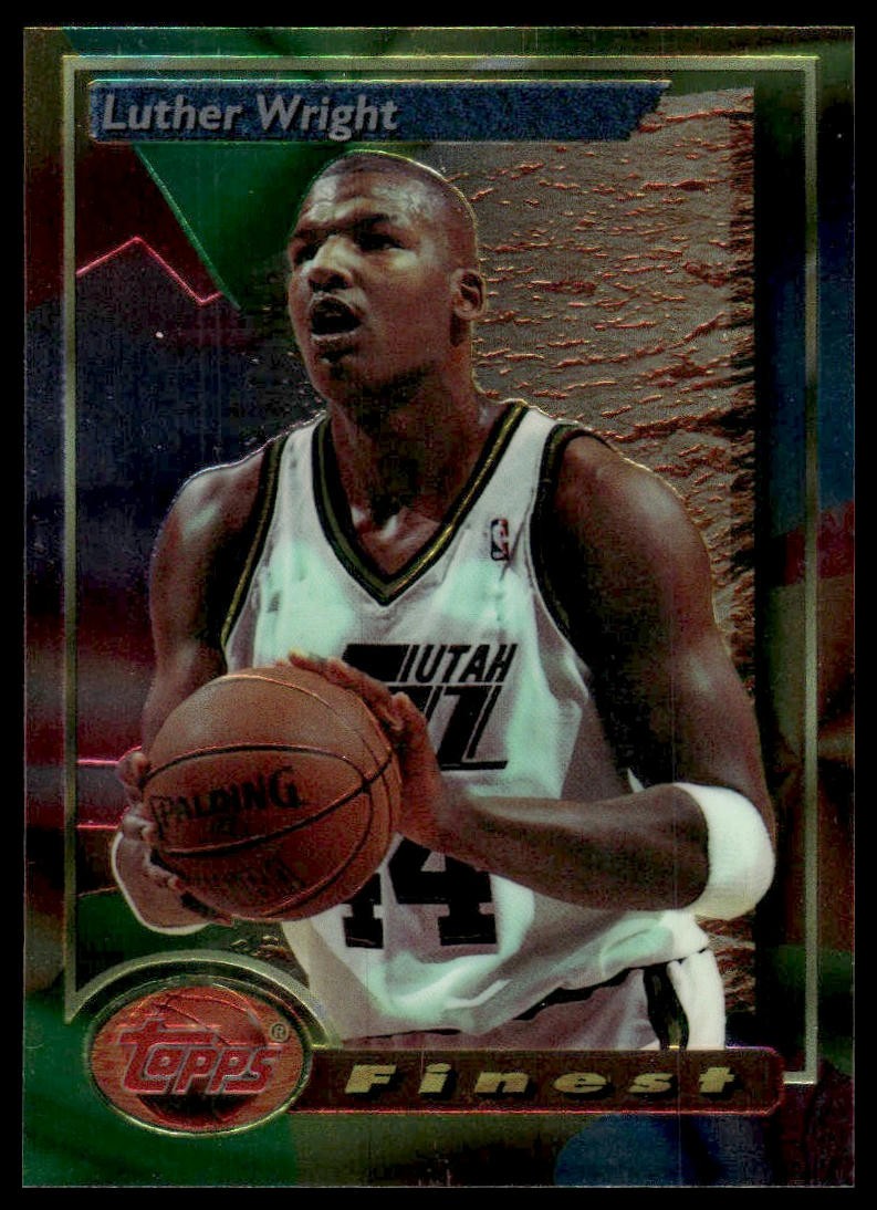 Luther Wright RC 1993-94 Finest #196 Utah Jazz