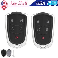 2 For Cadillac Xt4 Xt5 Xt6 Srx Key Remote Fob Shell Case Cover Hyq2ab Hyq2eb