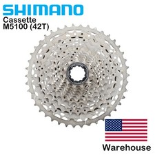 Shimano Cassette Deore CS-M4100 10-fach Silver 42 Teeth Touring Trekking MTB