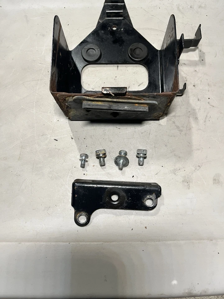 1976 74-83 Kawasaki KZ400 D S Models OEM Battery Box Tray Holder - Image 3 of 4