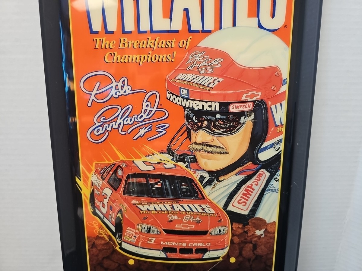 Jebco 1997 Dale Earnhardt Wheaties Car #3 Wall Clock 11X23 NASCAR