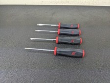 Bn959 Snap On Tools New Sgdx40 4pc Red Soft Grip Mini Screwdriver Set