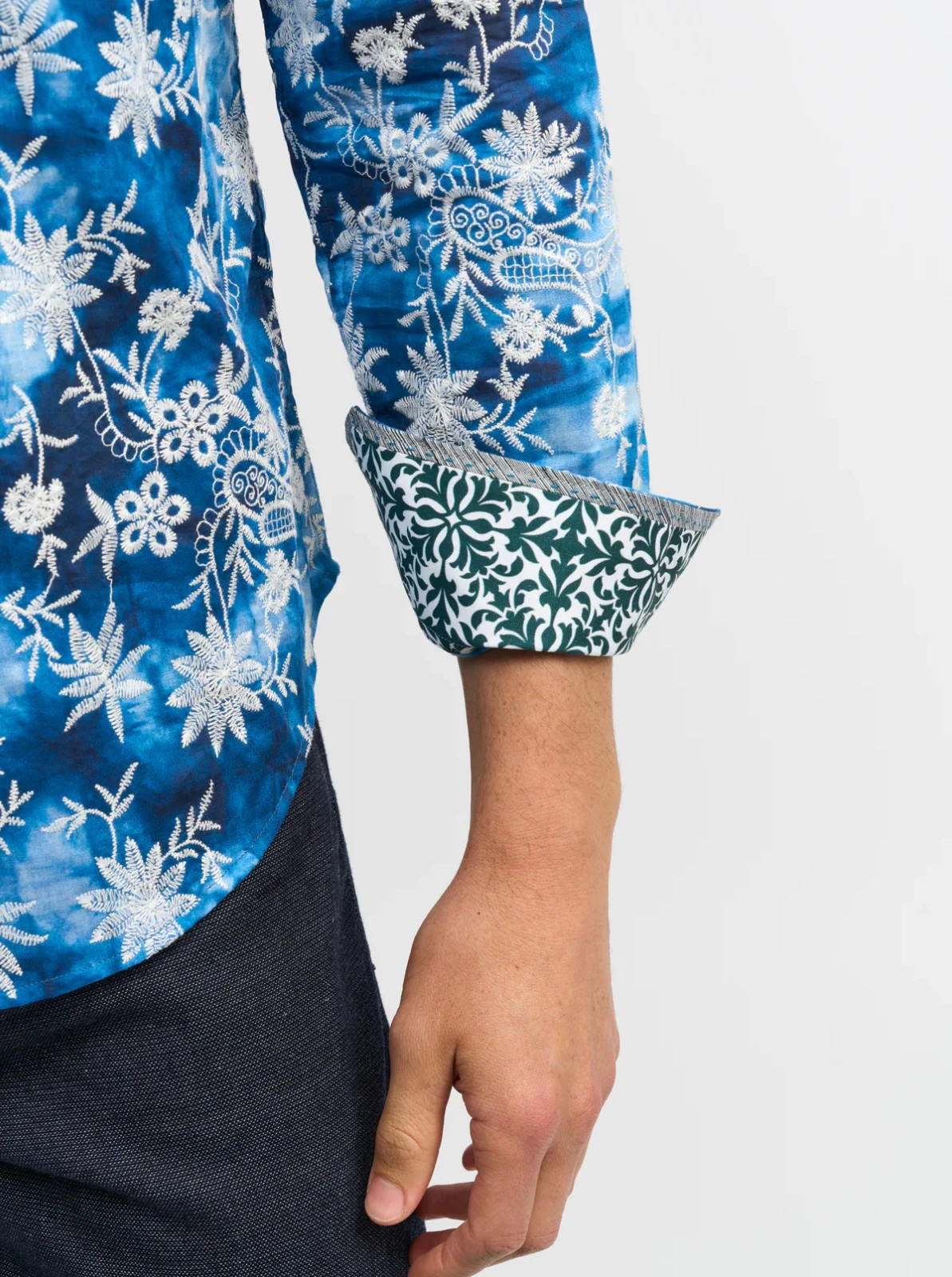 Robert Graham SUPERIOR Tie Dye Schiffli Embroidered $278 4XL NWT Classic Fit