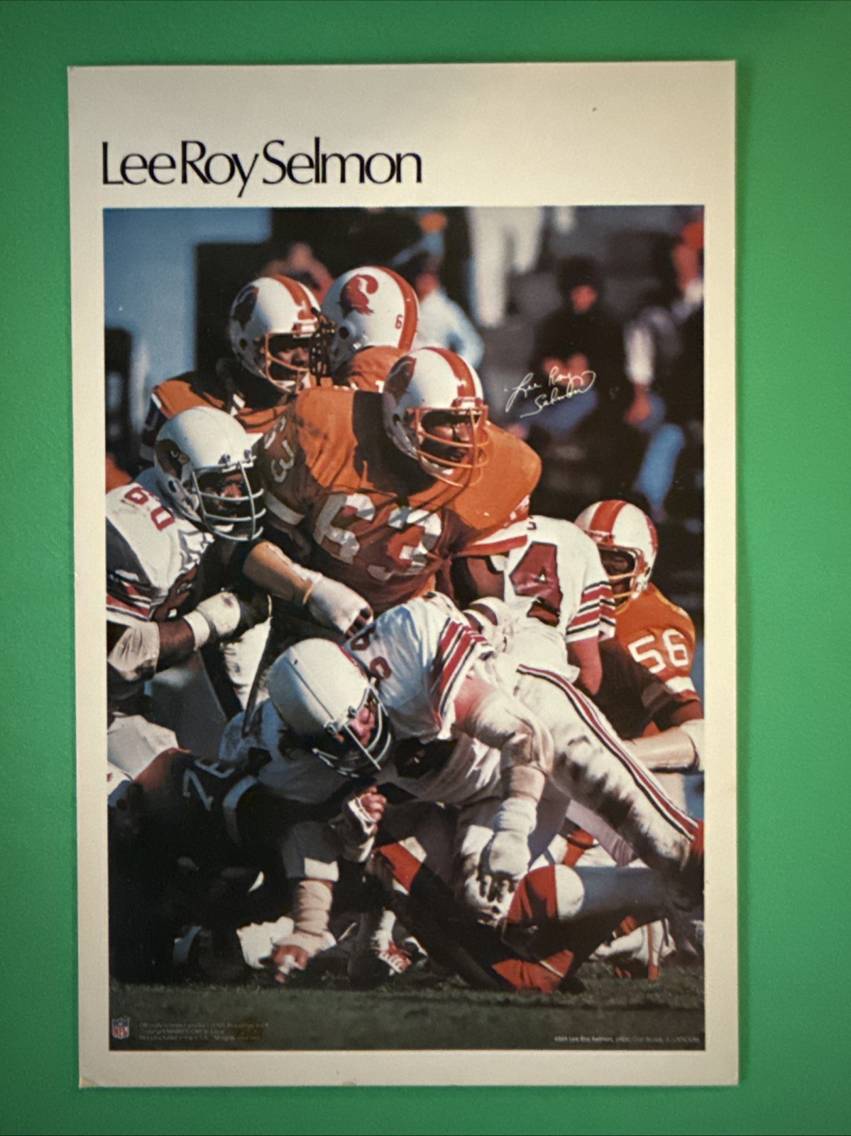 1981 LeeRoy Selmon mini-poster  - Tampa Bay Buccaneers