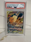 Pokémon TCG Eevee & Snorlax GX SM Black Star Promo SM169 TAG TEAM Holo PSA 7