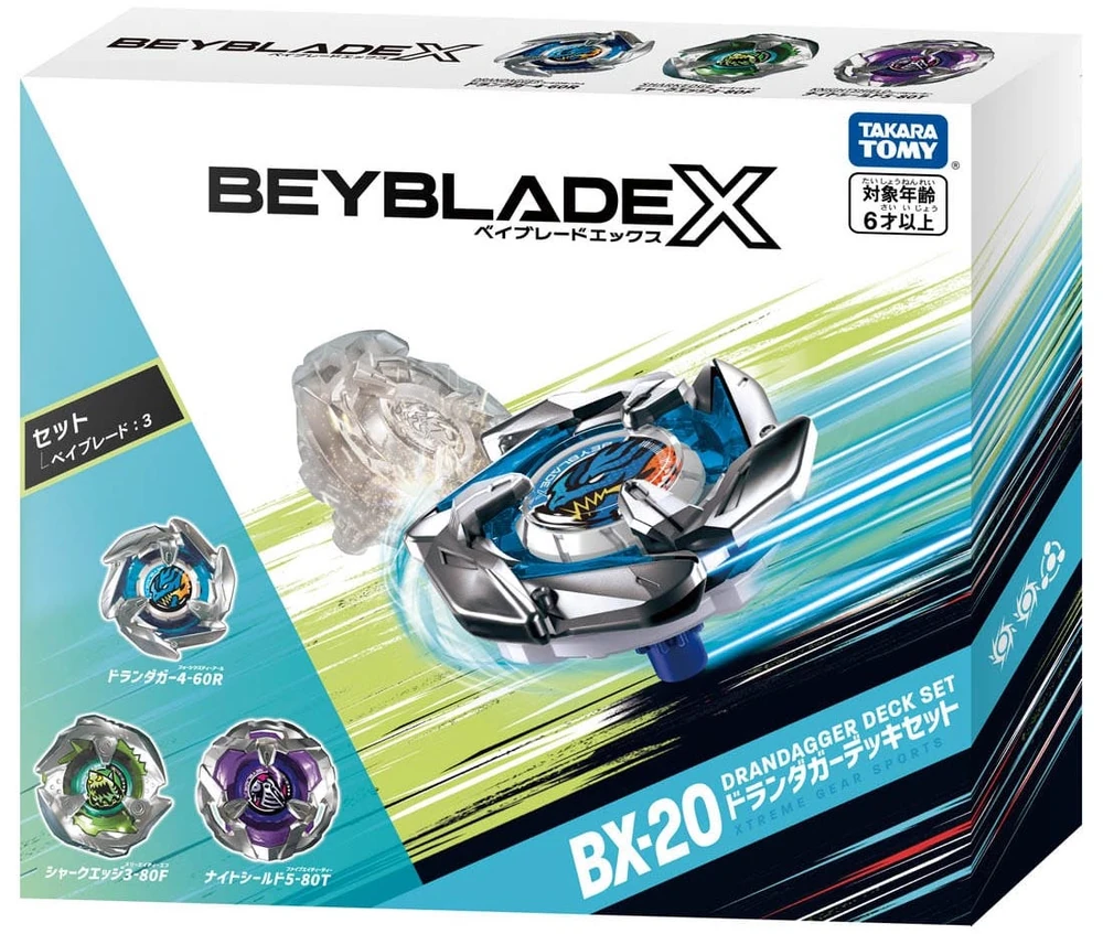 Takara Tomy Beyblade X Booster BX-20 Dran Dagger Deck Set | eBay