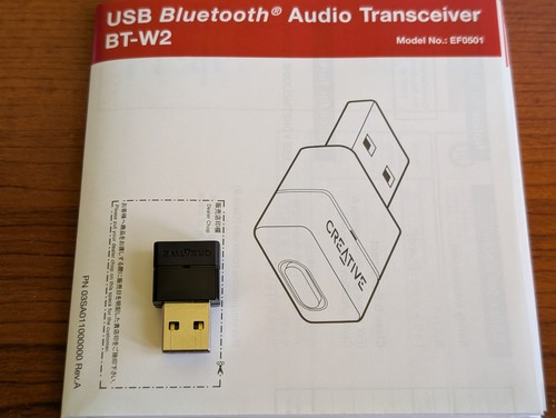 Creative BT-W2 | Émetteur-récepteur audio USB Bluetooth - Photo 2/3