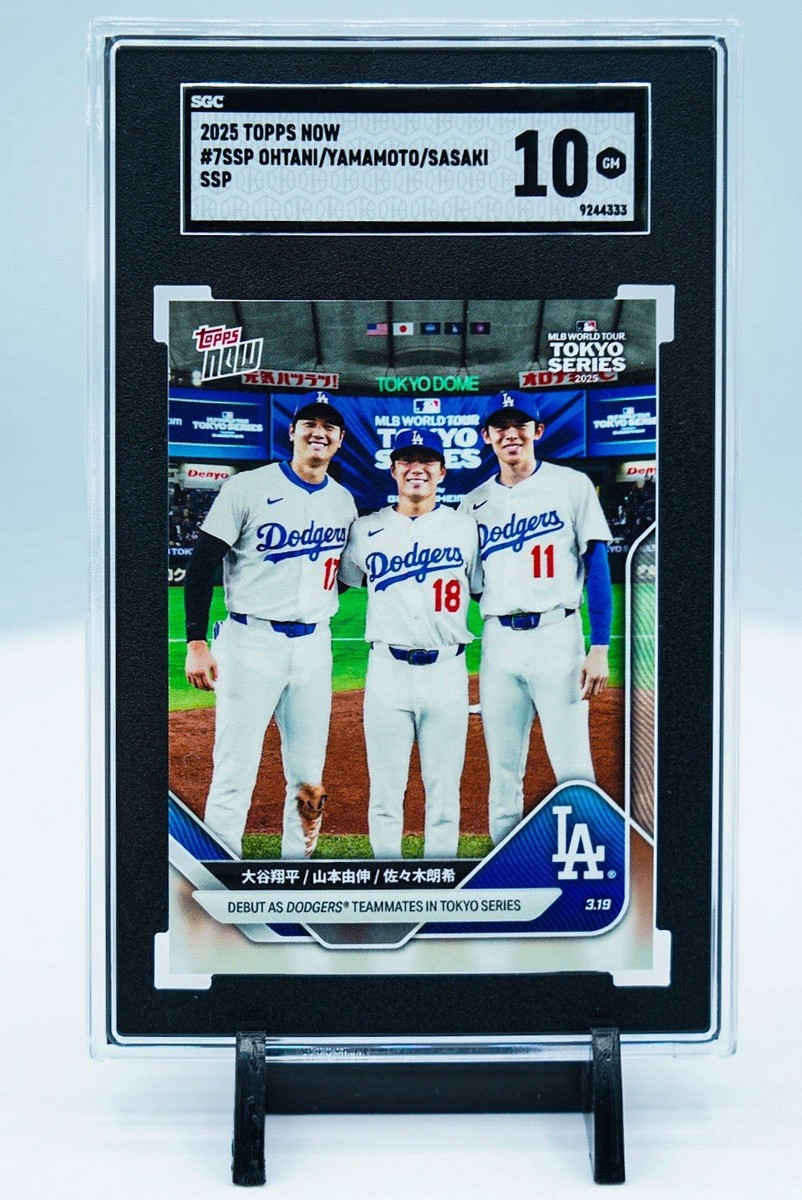 スポーツ選手 TOPPS Now 2025 Topps Now - Tokyo Series Shohei Ohtani, Yoshinobu