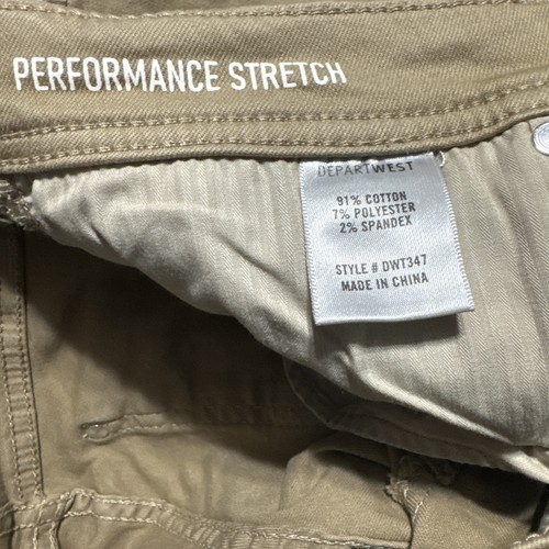 Department West Seeker Reg Fit Low Rise Men’s 30X30S Style DWT347 Pants Redwood - Picture 4 of 10