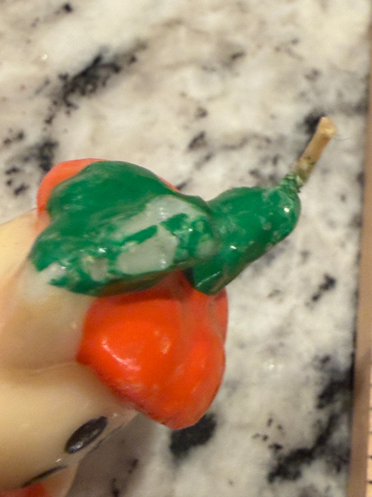 Vintage Halloween candle Jack O Lantern ghost Pumpkin Coach House Gifts Wax thumbnail 6