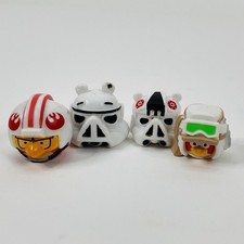 Angry Birds Mini Figures Lot Loose Toys Star Wars Pigs Bundle Of 4