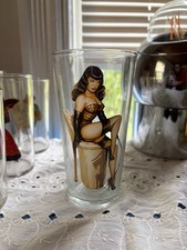 Official Bettie Page Licensed Pint Glass Feat...