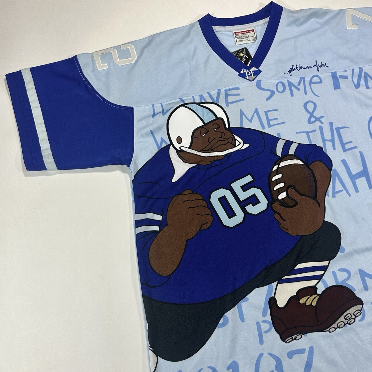 Platinum Fubu Fat Albert & the Junkyard Gang AOP Football