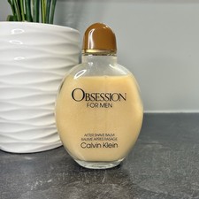 Calvin Klein Cosmetics Obsession For MEN After Shave Balm 4.2 oz ORIGINAL VHTF