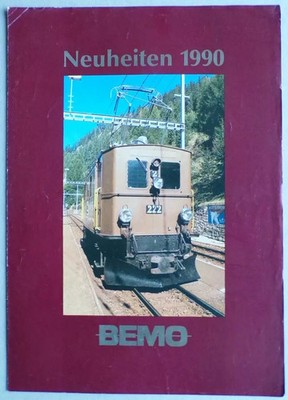 Bemo Neuheitenkatalog 1990 HOe Hom Loks Autos Waggons Beschilderung