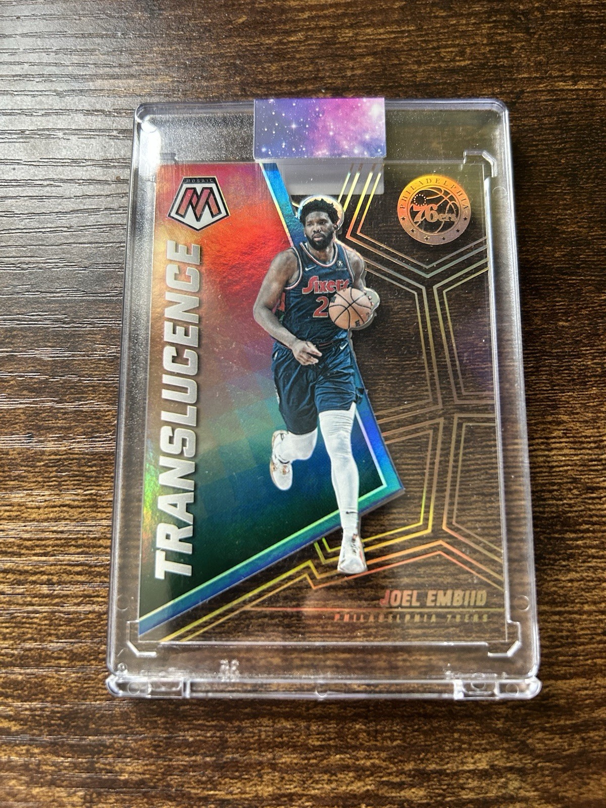 21-22 Mosaic Translucence Case Hit Acetate Joel Embiid #15