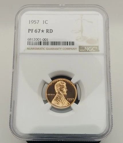 1957-P Lincoln Penny NGC PF 67 ☆ RD #20426