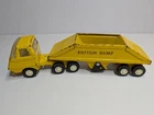 Vintage Tonka Bottom Dump Truck Semi & Trailer Yellow Pressed Steel