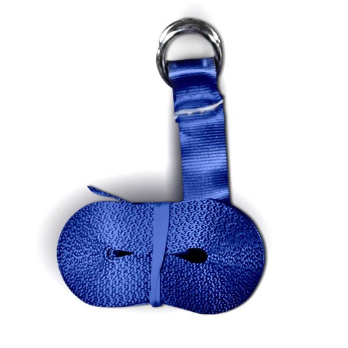 Correas de amarre de nailon anillo doble D de 1,5" x 13' paquete de 4 - Imagen 3 de 5