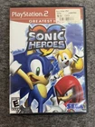 Sonic Heroes PlayStation 2 PS2 Greatest Hits Video Game Complete Tested Sega