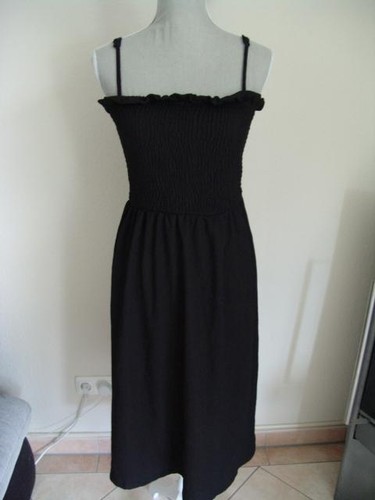 •●♥ H&M - Sommerkleid - Gr. M - schwarz ♥●•(5