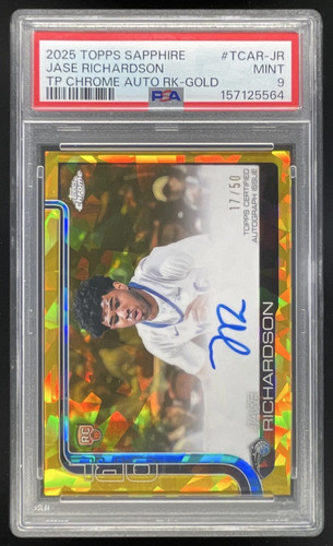 2025 Topps Jase Richardson Future Stars Autographs (PSA 9)