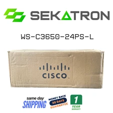 🔀 Open Box Cisco WS-C3650-24PS-L 24-Port PoE+ Gigabit Ethernet Switch ⚡FastShip