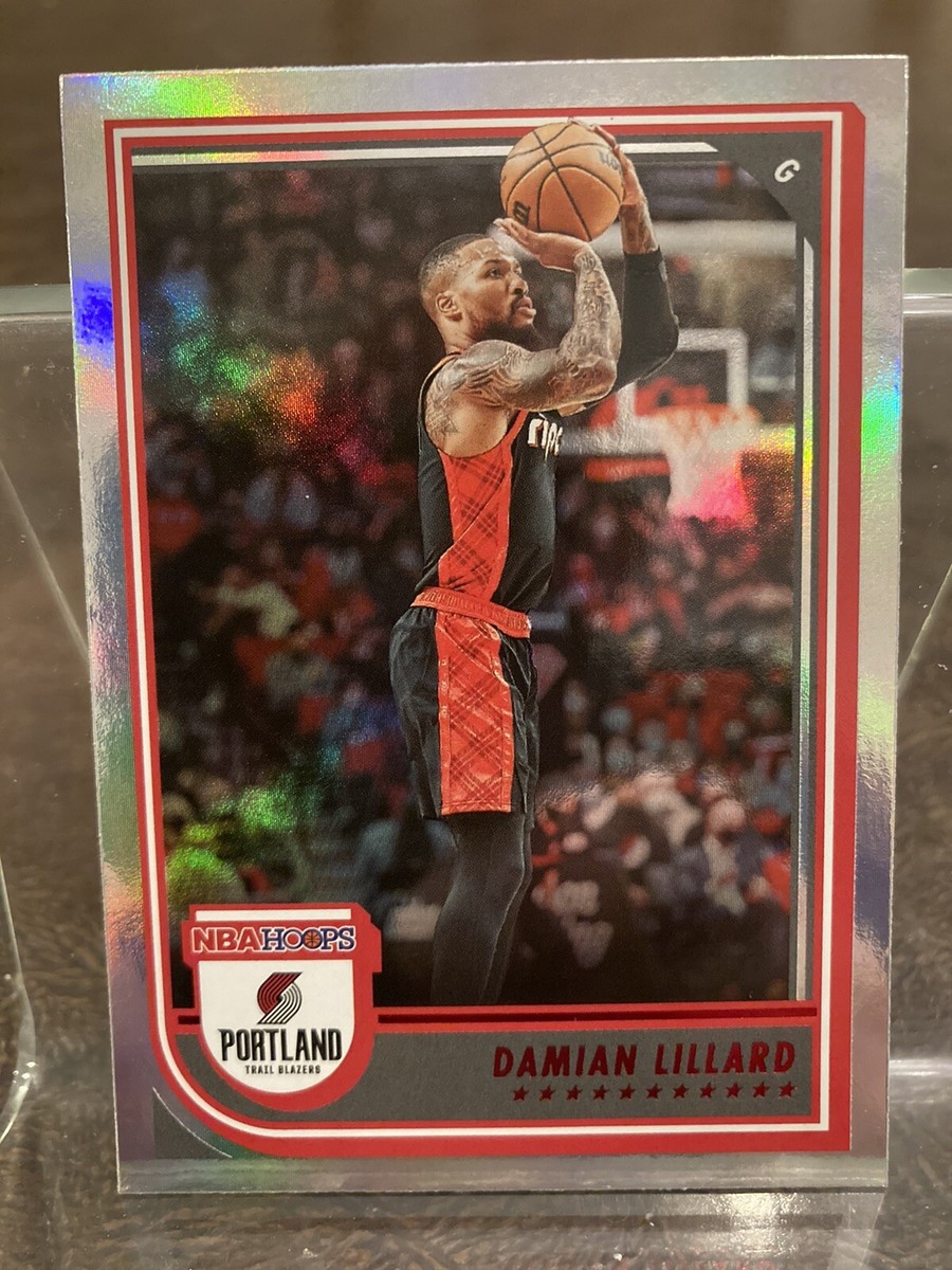 2022-23 NBA Hoops Damian Lillard Ultra-Rare SSP Red Foil 2022-23 NBA Hoops Damian Lillard Ultra-Rare SSP Red Foil