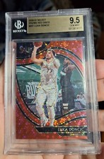 2020-21 Select Prizms Red Disco #201 Luka Doncic #/49 Bgs9.5 GM Dallas Mavericks
