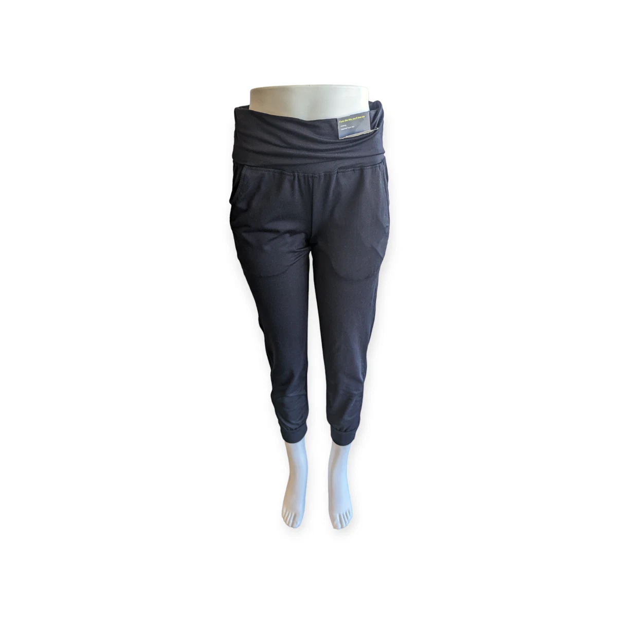 Xersion High Rise Fitted Jogger Pants, Women's Size Small, Black NEW MSRP  $44