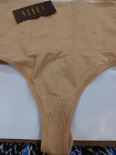 Woman Waist Trainer Thong Body Shaper - Stretch Tummy Control Panties Sz Small