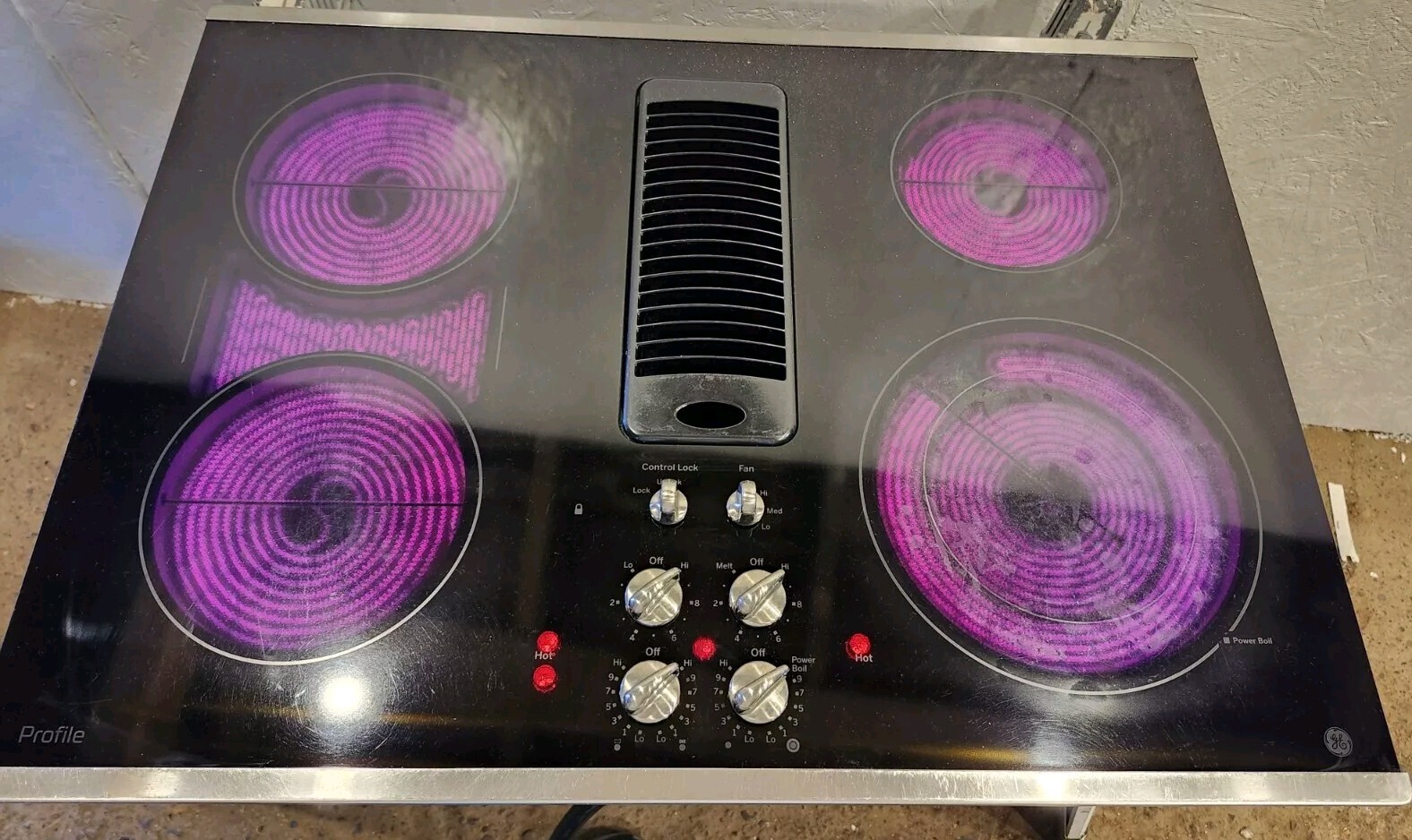 GE Profile 30 Inch Downdraft Electric Cooktop eBay