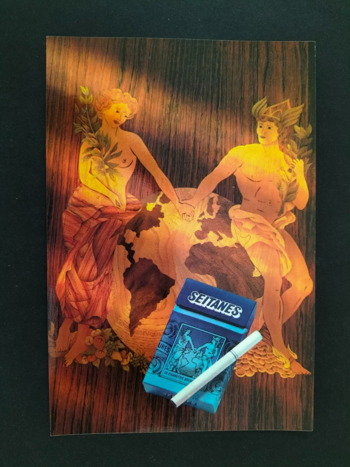 SEITANES SIGARETTE TABACCO CIGARETTES TABAC FUMO ANNI 80 CERERE MERCURIO FRANCIA