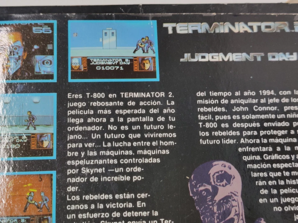 TERMINATOR 2 JUDGMENT DAY . SPECTRUM .  Pal España - Imagen 3 de 4