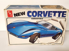 Amt Model Kit T460 1975 Corvette Convertible Chevrolet Car Open Box Parts Sealed