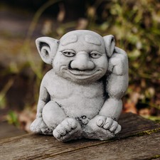 Troll Du spinnst Kobald Steinfigur 19 cm 4 kg...