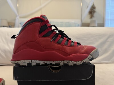 Nike Air Jordan 10 Retro Bulls Over Broadway size 8 OG X 705178 601 Red 