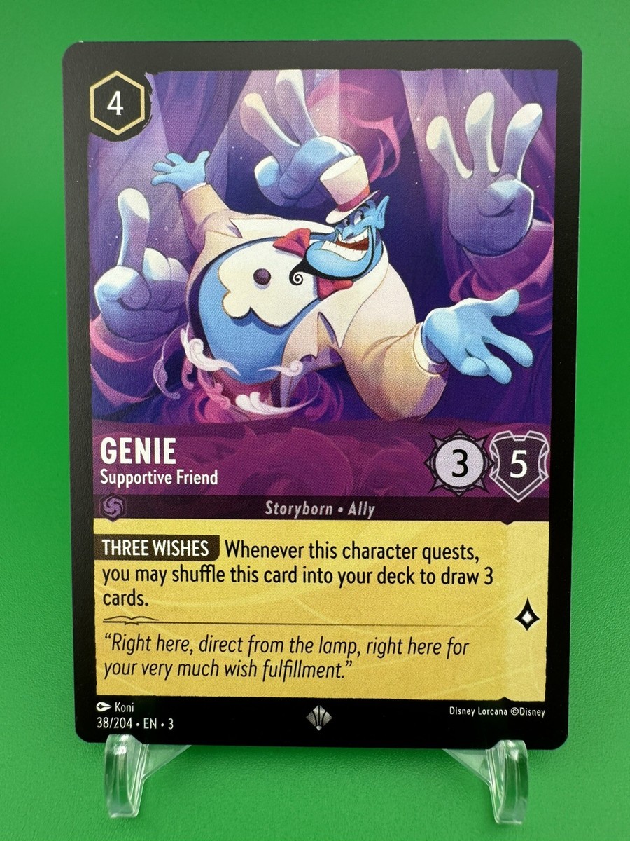 genie lorcana card Genie - Supportive Friend