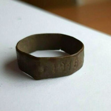 WWI 1914 1916 ARMY RING TRENCH ART military Germany AUSTRIA HUNGARY OSTERREICH