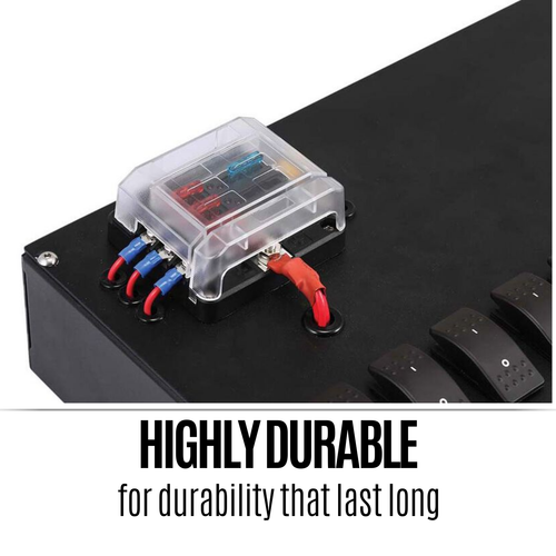 XTM 12V Control Box Camping Outdoor Electrical Switches 4WD Caravan Prebuilt eBay