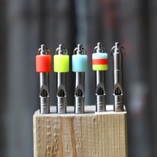 1PC Glow in the Dark Titanium Whistle Emergency Survival Safety Whistle EDC Gift