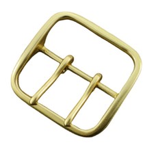 De Rechange Laiton Massif Double Volet Boucle Ceinture pour 60mm Large Cuir