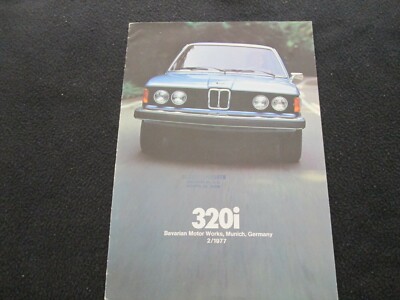 1977 1978 BMW 3 Series 320i E21 Intro Sales Brochure US Foldout Catalog 