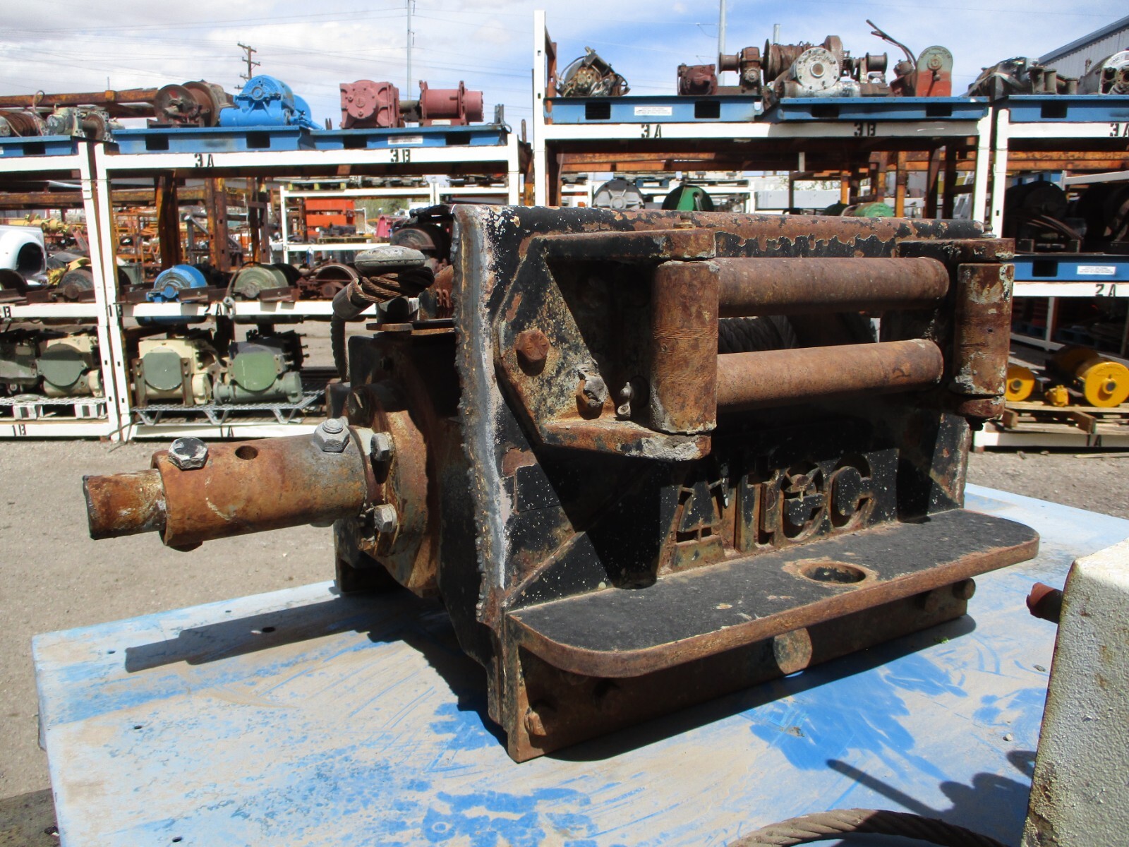 BRADEN Hydraulic Winch Model PD18C11DB Capacity 20,000 lb eBay