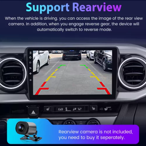 Apple CarPlay Car Radio GPS Stereo Navi For Toyota Tacoma 2016-2021 Android 13.0 - Picture 16 of 19
